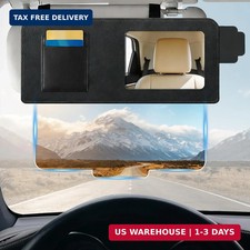Sun Visor Extender for Car with Mirror Card Slot, Universal Anti-Glare Visor E