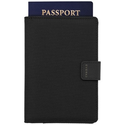 EVERKI RFID Passport Wallet - Holder for Travel Size, Black