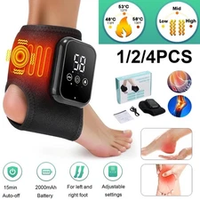 Electric Foot Ankle Massager Heating, Vibration & Air Compression Pain Relief