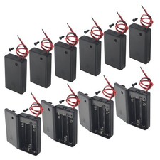 10 Pcs 3 Aaa 4.5v Battery Holder With Switch 3x 1.5v Aaa Battery Holder With Lea