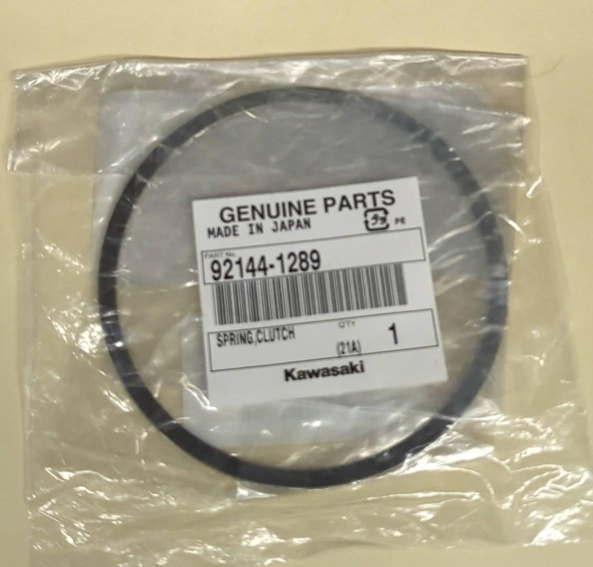 Kawasaki SPRING,CLUTCH 92144-1289 OEM NEW