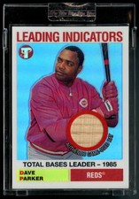 2005 Topps Pristine Dave Parker Leading Indicators Refractor #/25 GU Bat #LI-DP