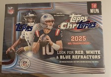 2025 Topps Chrome NFL Football Value Blaster Box Factory Sealed