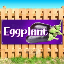 EGGPLANT Advertising Vegetable Food Snack Vinyl Banner Flag Sign USA SB10834