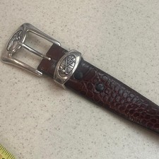 Golf Classic Italian Calfskin Men  s  Dress Belt  Golf Clubs 36 Inch