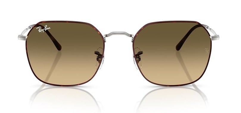 Ray-Ban ORB3694 サングラス ガンメタル　ウィメンズ New Ray-Ban Unisex RB3694 Jim Square Sunglasses Gunmetal/Brown