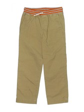 Lands' End Girls Brown Khakis 4