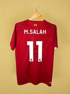 AUTHENTIC 2019 Liverpool Home Mohammed Salah #11 – Vintage Soccer