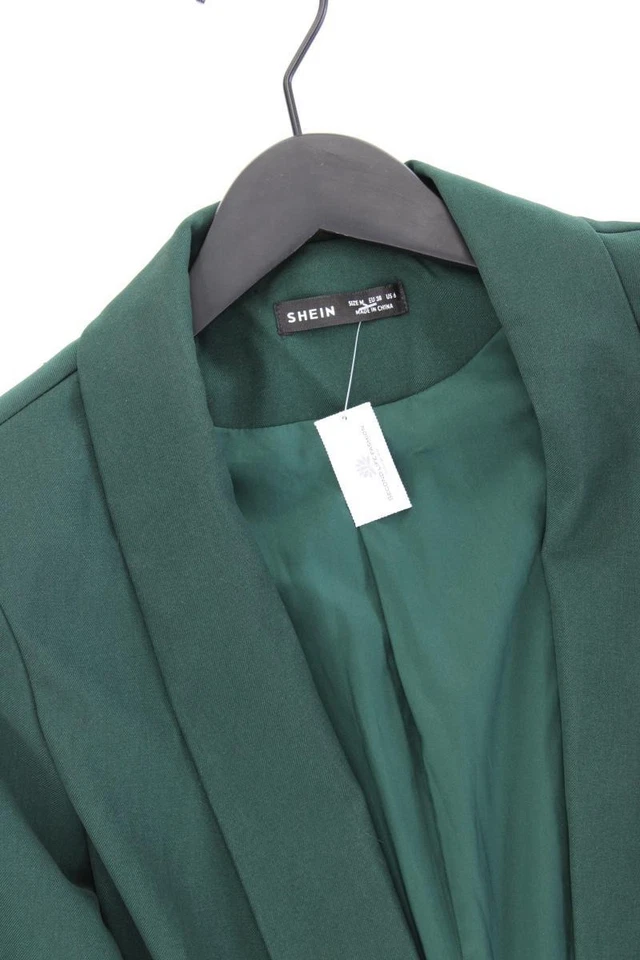 ✨ Second Life Fashion Shein Blazer waldgrün für Damen Gr. 38, M aus Polyester ✨ - Bild 2 von 4