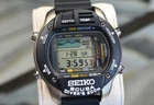 SEIKO SCUBA MASTER M796-5A10 TITANIUM DIVER'S WATCH 200M DIVE COMPUTER VINTAGE