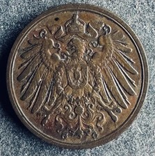 2 Pfennig 1910 G Deutsches Reich Wilhelm II KM#16 K151125E