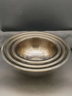 Vintage Pyrex Smoke Glass Nesting Mixing Bowls- Set of 3-  322 323 325- Brown