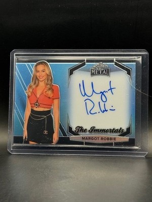 Margot Robbie On-Card Auto 2024 Leaf Metal The Immortals 8/50 | eBay