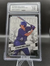 Ethan Holliday 2023 Leaf Prized Rookie #09 CCG 10 RC