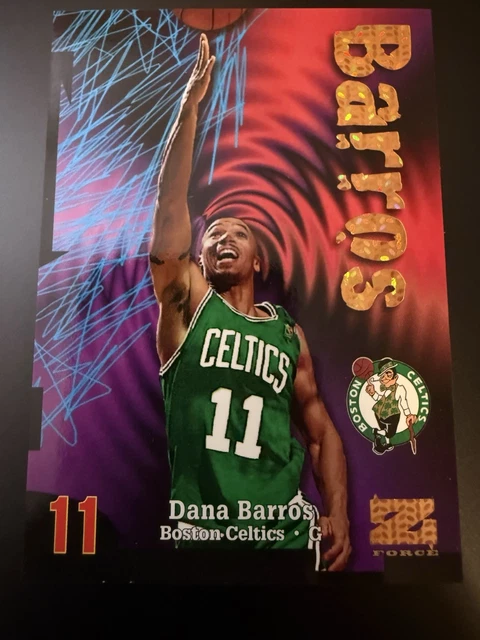 🍀 1997-98 Skybox Z-Force Super Rave DANA BARROS /50 Boston Celtics SSP RARE
