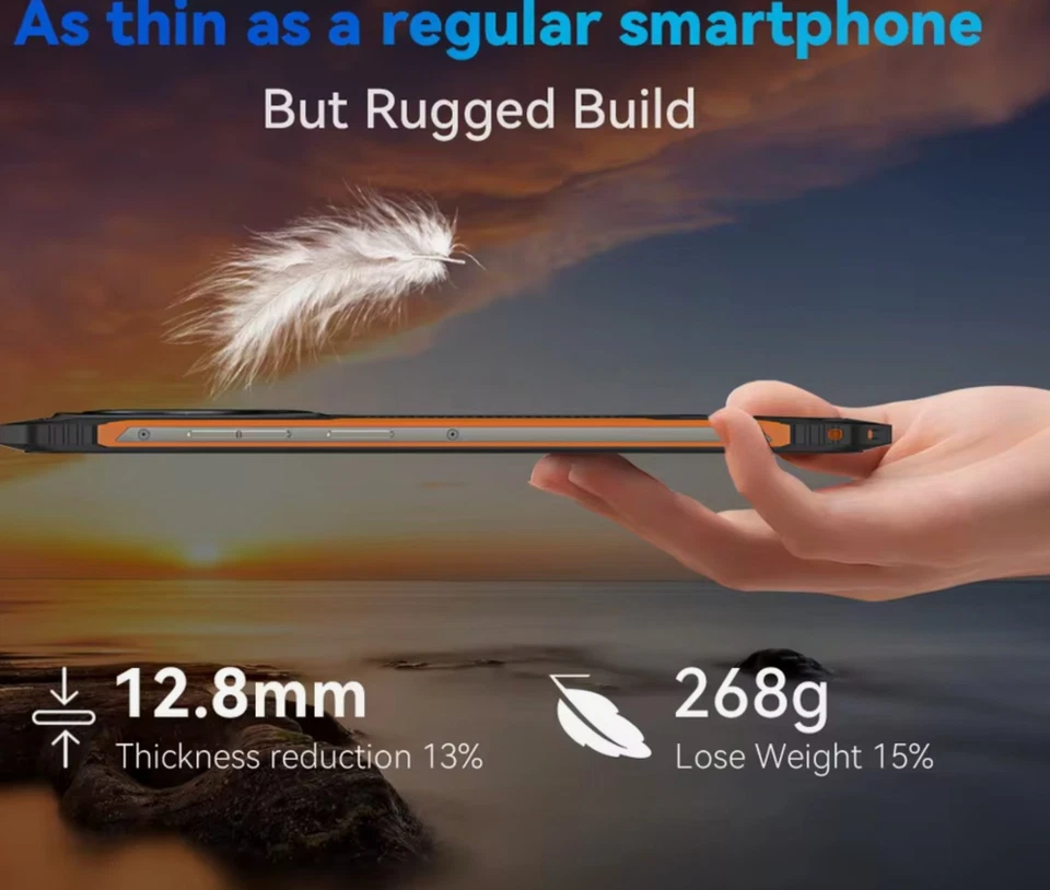 Cubot KINGKONG ES 16+128GB 6.56" 90Hz Android 14 IP68 Ultra-thin Rugged Phone - Image 4 of 4