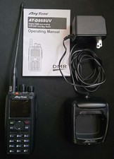 RARE AnyTone AT-D868UV Handheld Amateur Ham Radio DMR VHF Antenna Charger Batter