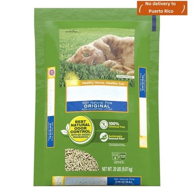 (2 pack)   Original 100% Natural Cat Litter, 20 lb new