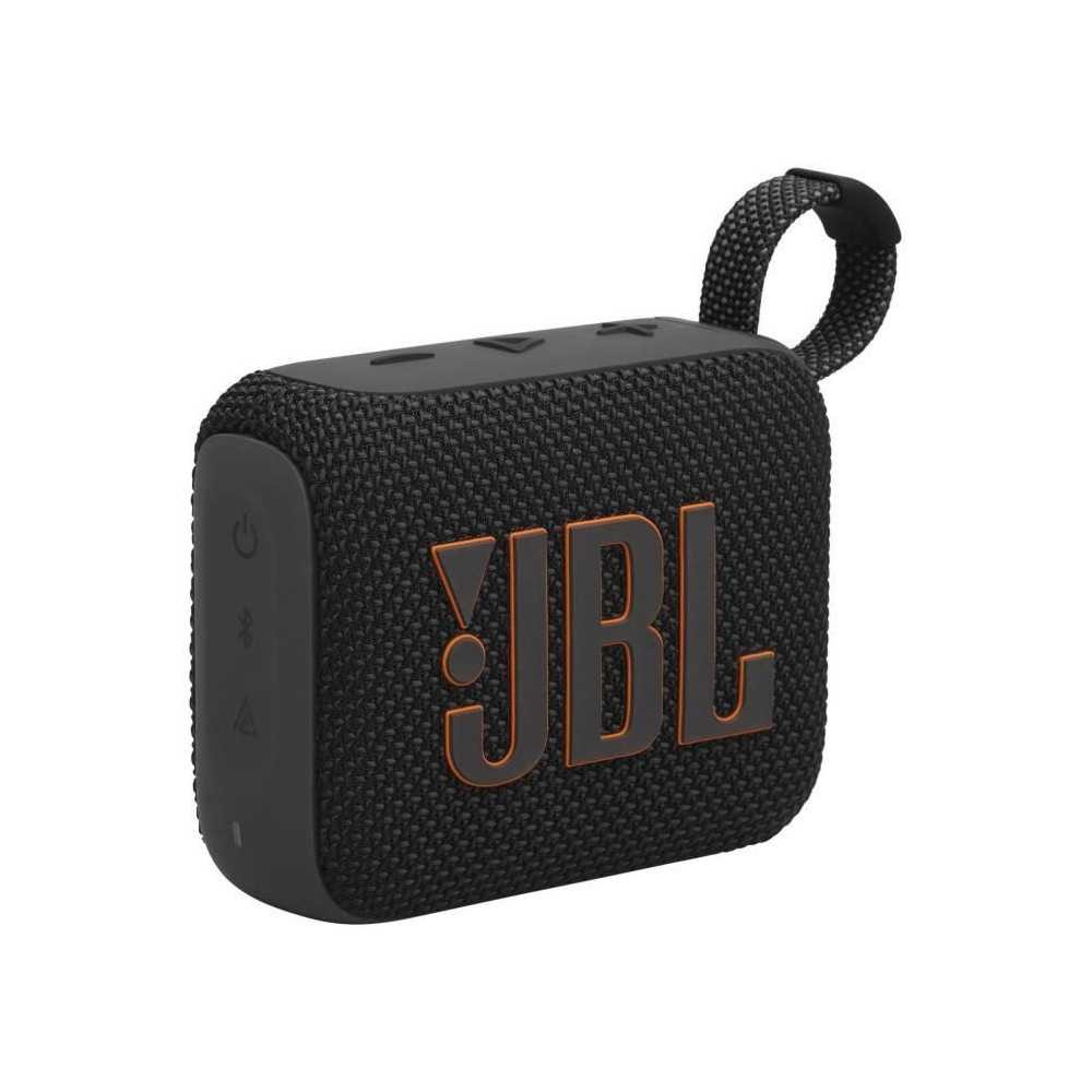 Enceinte sans fil JBL GO 4 noir avec Bluetooth 5.3 et batterie rechargeable 7h