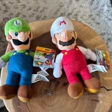 Mario And Luigi Super Mario Nintendo Jakks Plush 9" Figure LOT NWT 2021