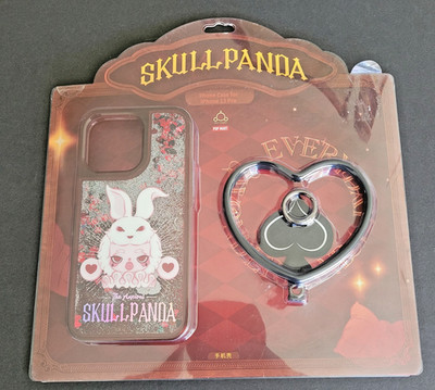 Pop Mart SKULLPANDA The Anxious IPHONE 13 PRO LIQUID PHONE CASE 2023 | NEW
