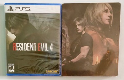 Resident Evil 4 (Remake) & Exclusive Steelbook (Sony PlayStation 5, 2023) PS5