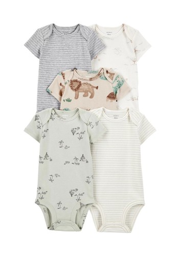 Carter's baby boy short sleeve body suit wilderness 24m