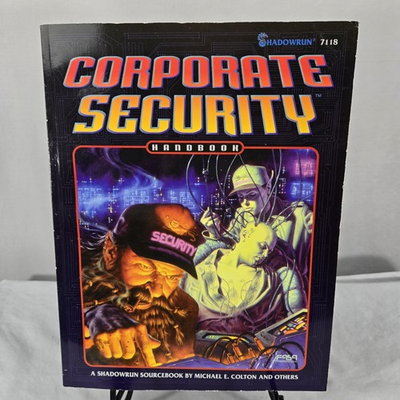 #ad #ad Shadowrun Corporate Security Handbook Second Edition 7118 Vintage RPG 1995 FASA $19.99