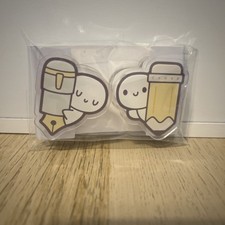 TCMC The Coffee Monsterz Co Q3 Subscription Binder Clip Set NEW