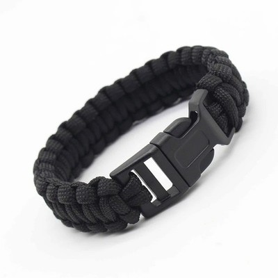 Outdoor Adjustable Paracord Survival emergency Rope Bracelet