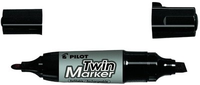 PILOT Permanent Marker ''Twin Marker Jumbo'' schwarz