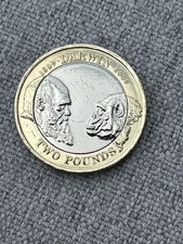 2009 200th Anniversary Birth Of CHARLES DARWIN £2 TWO POUND COIN UK Circulated
