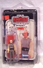 1980 Kenner Star Wars Lobot Action Figure / Un-Sealed w Protech Star Case / Good