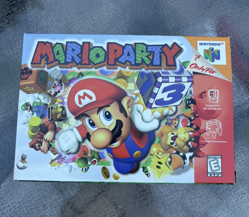 Mario Party N64 Complete In Box CIB Great Shape Nintendo 64 - Image 2 of 4