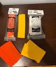 Vintage 2 Sweat Headbands and set of 3 sweat wrist bands