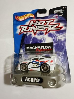 2005 Hot Wheels Hot Tunerz White Magnaflow Acura RSX W/1 Inch Crease