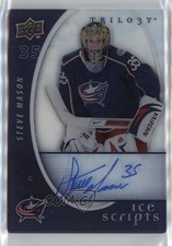 2008-09 Upper Deck Trilogy Ice Scripts Steve Mason #IS-SM Auto 8yu