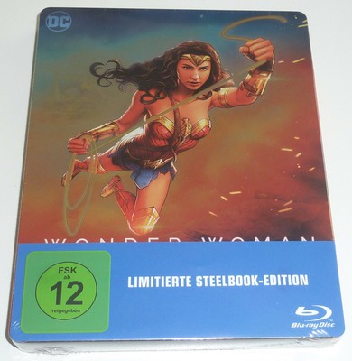 WONDER WOMAN ILLUSTRATED ARTWORK BLU-RAY STEELBOOK NEU & OVP SEALED DC UNIVERSE