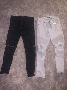 black premium jeans skinny flex