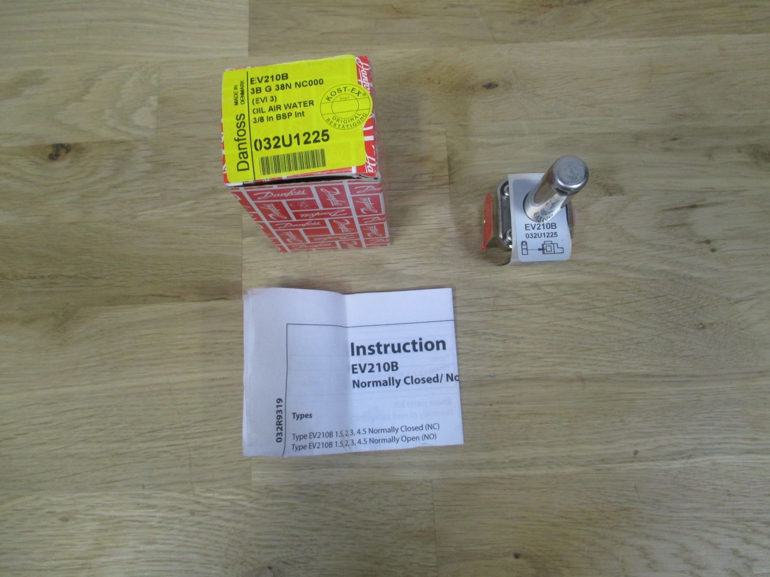 Danfoss 2 Wege Ventil EV210B direktgesteuert 3/8 Zoll NC K17/379  