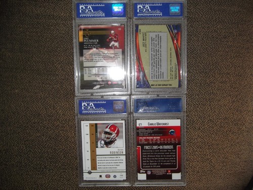 PSA 10 FOOTBALL RC LOT-2000,2001,2006 J.PLUMMER,DEZ WHITE,WHITEHURST,K.ROBINSON - Picture 2 of 2