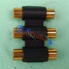 New 1Pcs Gold Plated Triplet RCA/Phono Socket Connector/Plug