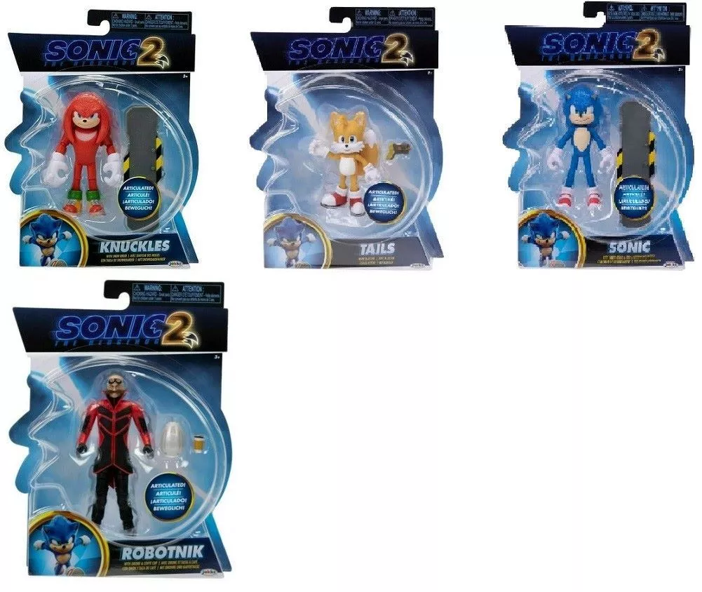 Sonic the Hedgehog 2 The Movie 4 Articulated Action Figure (Knuckles) –  Toys Onestar