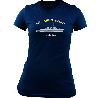 Women's Navy Ship T-Shirts