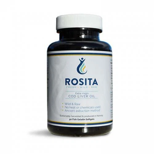 Rosita Extra-Virgin Cod Liver Oil 90 Capsules Softgels Norwegian Purest Avail - Picture 6 of 9