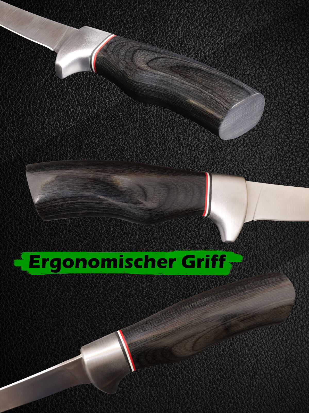 Zotic Profi Fisch Filetiermesser, scharf, deutscher Messerstahl, biegsam, B-Ware