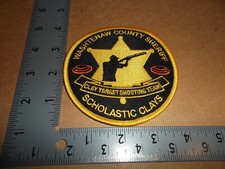 Washtenaw County Sheriff Police Patch~Michigan~MI~New~Clay Target Shooting Team~