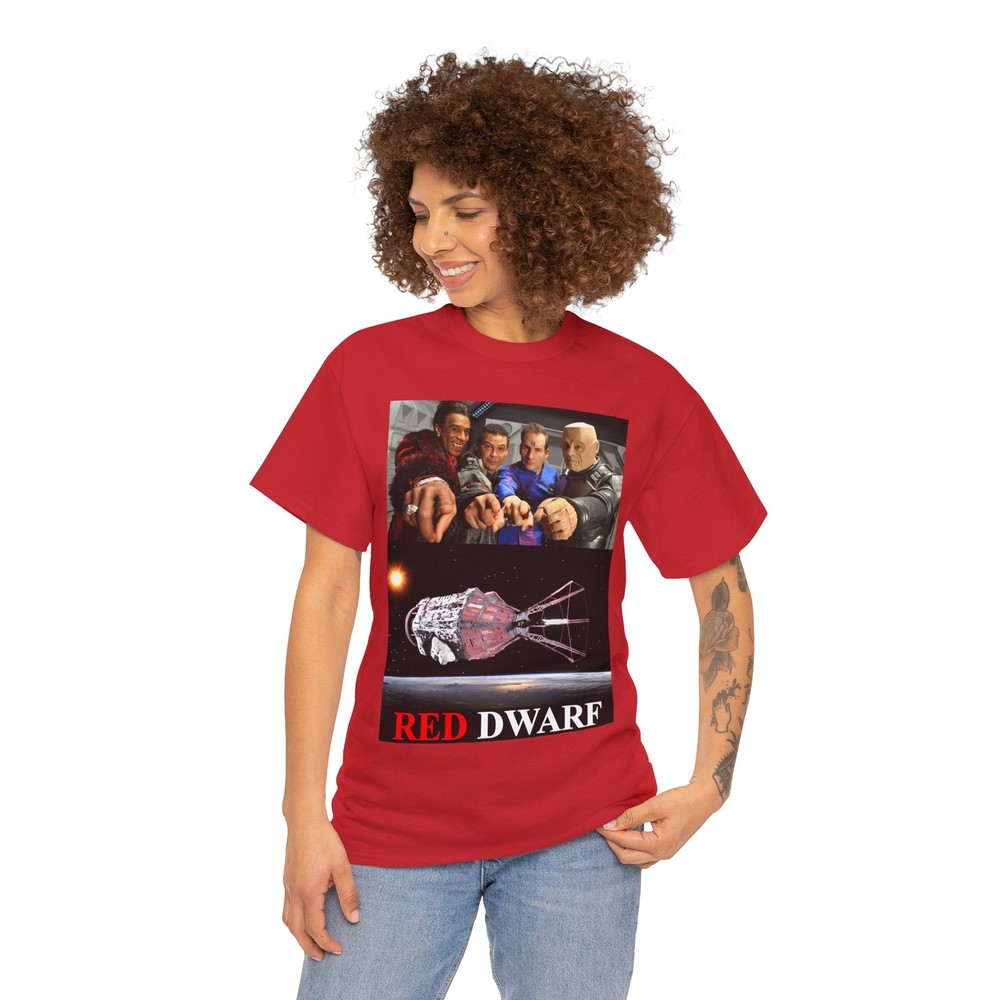 Red Dwarf TV Series (1988) T-Shirt Science Fiction Fantasy Robot Future Comedy