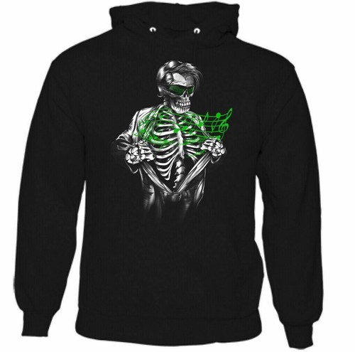 Sweat à Capuche Gildan Rockabilly Rumble – Motif Tête De Mort – Taille Plus