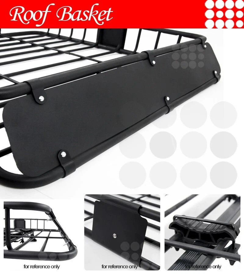 61" Roof Top Basket Cross Bars Mount Extension Cargo Rack Carrier fit Chevy Foto 3 de 4